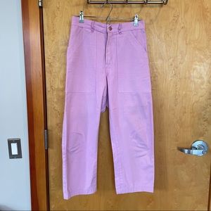 Lilac Big Bud Press work pants